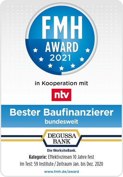 FMH Award 2021 Degussa Bank